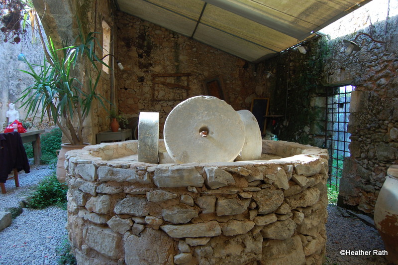 An old olive press