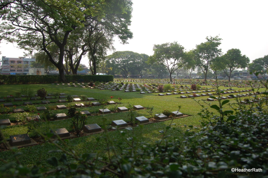 Kanchanaburi War Cemetery.