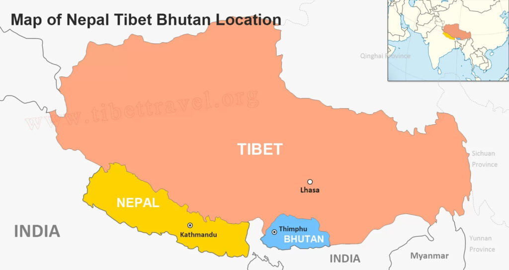 Map of Tibet