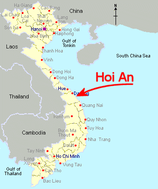 Map of Vietnam