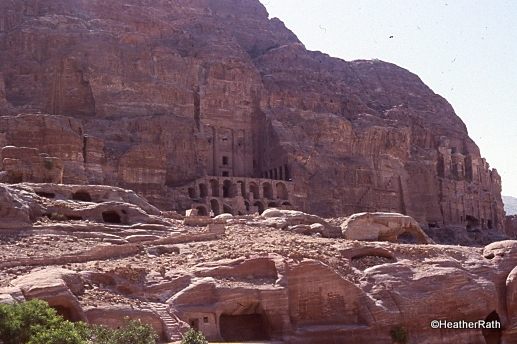 amazing buildings at Petra
