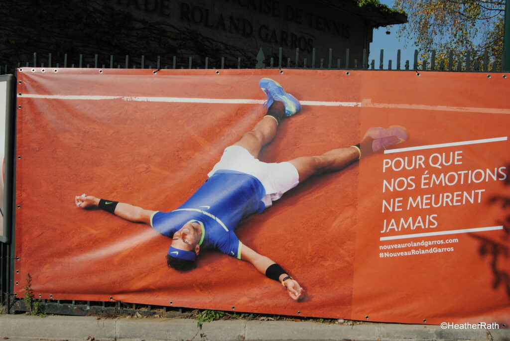 Rafael Nadal celebrates his win