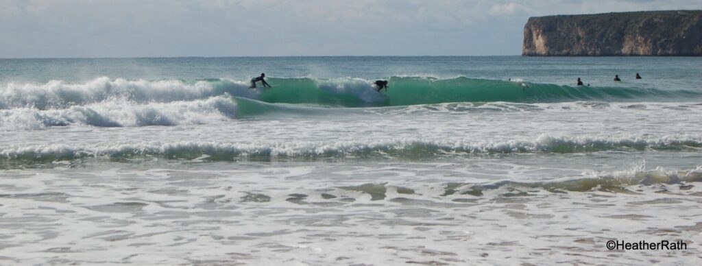 Surfing at Praia de Beliche - surfing here is one more of the amazing things to do in the Algarve