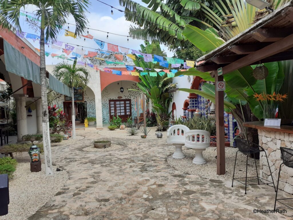 Courtyard of the Hotel Real Las Haciendas