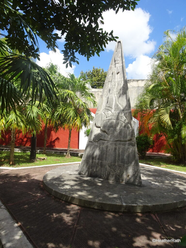 This obelisk commemorates the memory of a colonel, a mayor and a lieutenant who were leaders of the beginning of the Mexican Revolution. They were executed June 25, 191