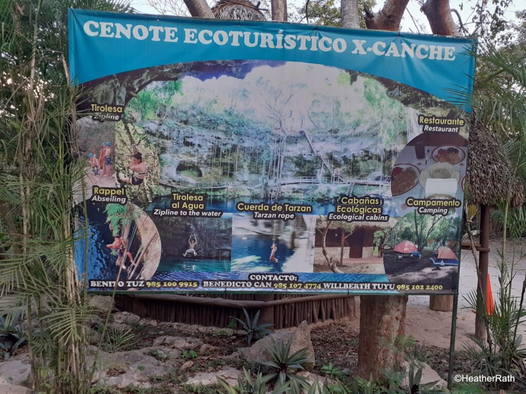 Many activities at X-Canche Cenote make this another of the  great off the beaten path Valladolid day trips
