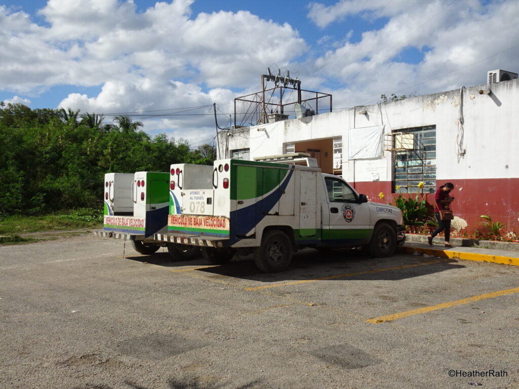 trucks of the Green Angels free road service