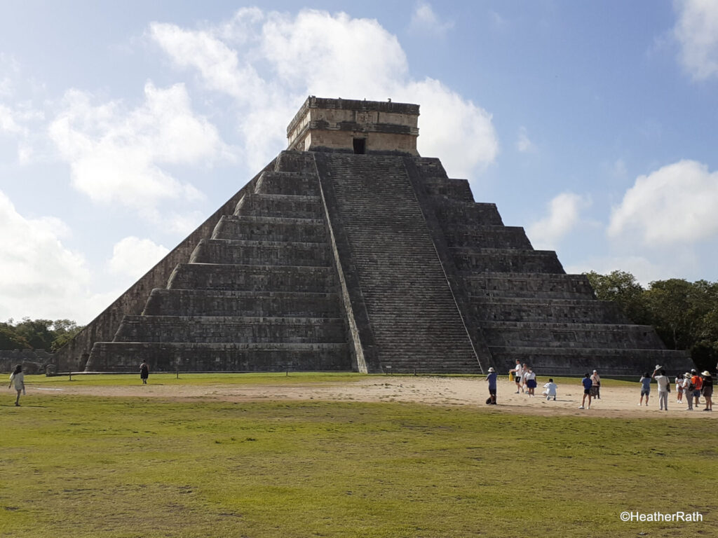 The main temple at Chichen Itza - 91 steps on each for 4 sides and one platform at the top = 365 (days in a year). Since you can't climb is Chichen Itza worth it