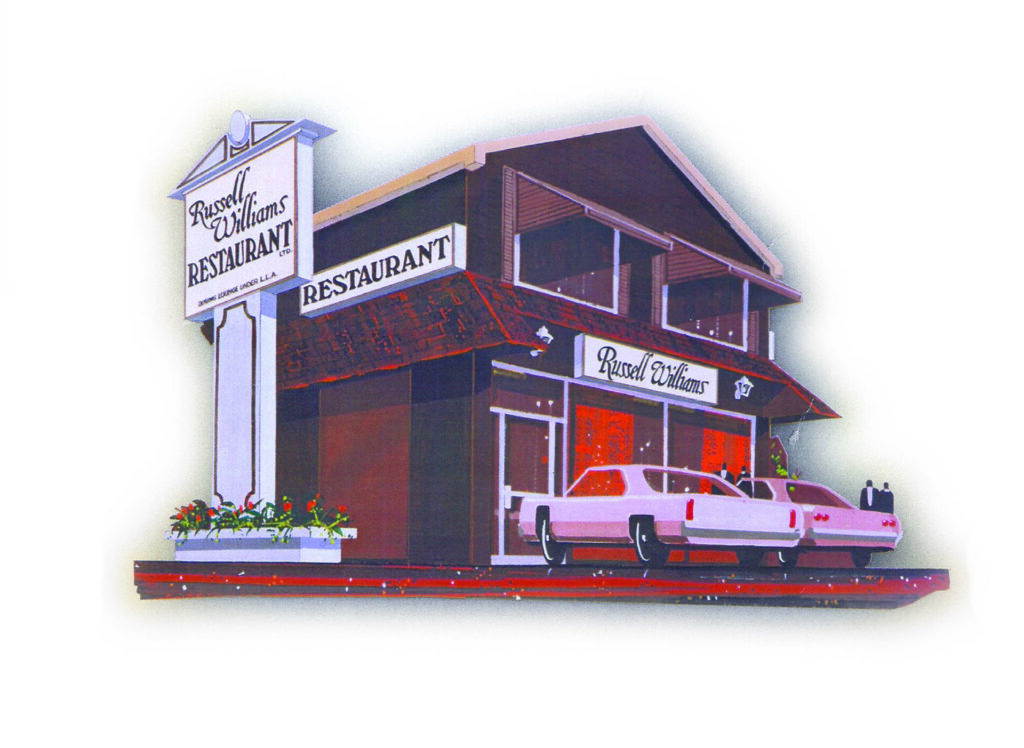 Graphic of Russell Williams restaurant