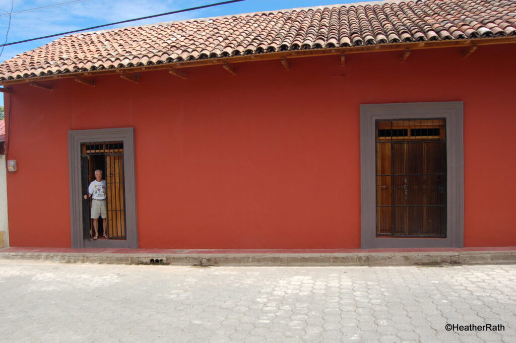Our rental house in Granada when we were teaching English in Nicaragua