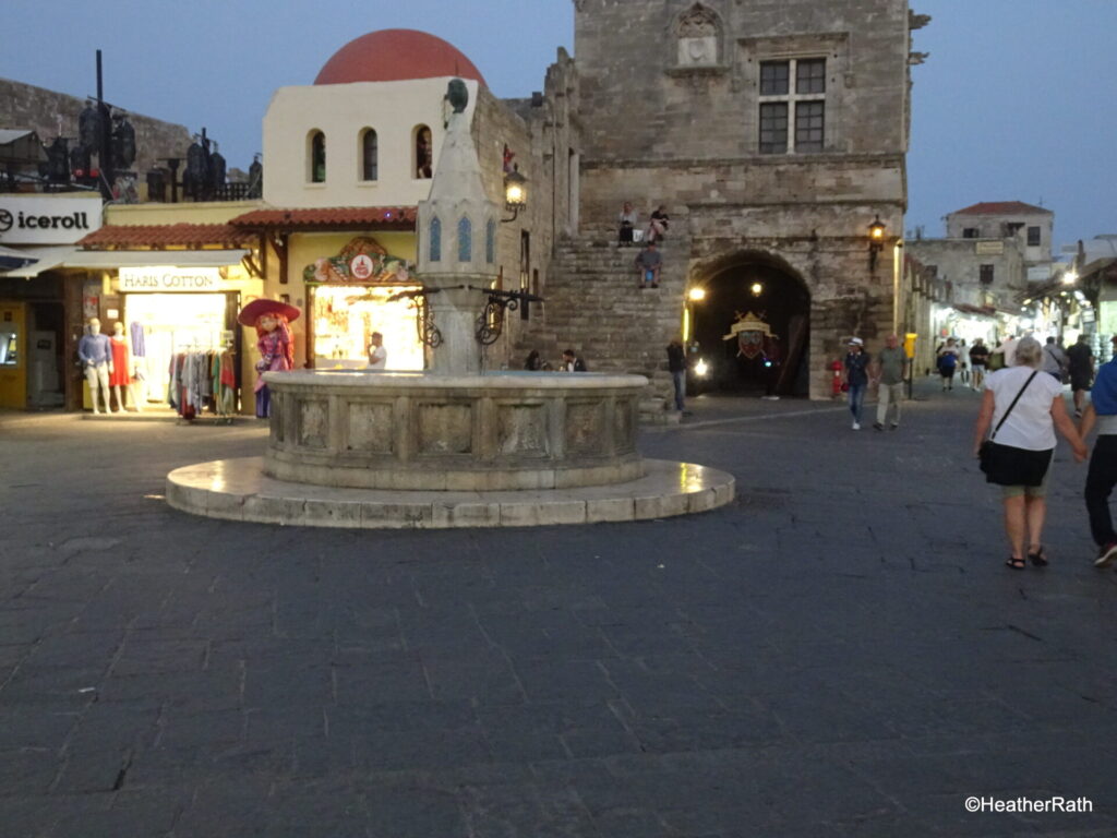 Sightseeing Of Rhodes. Grand masters Palace in Rhodes old town, Rhodes island, Dodecanese Islands, Greece Stock Photo