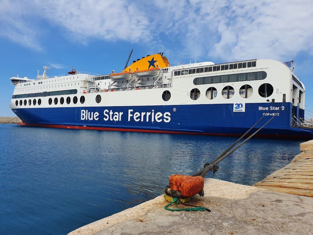One of several ferry companies for the Rhodes to Symi routes