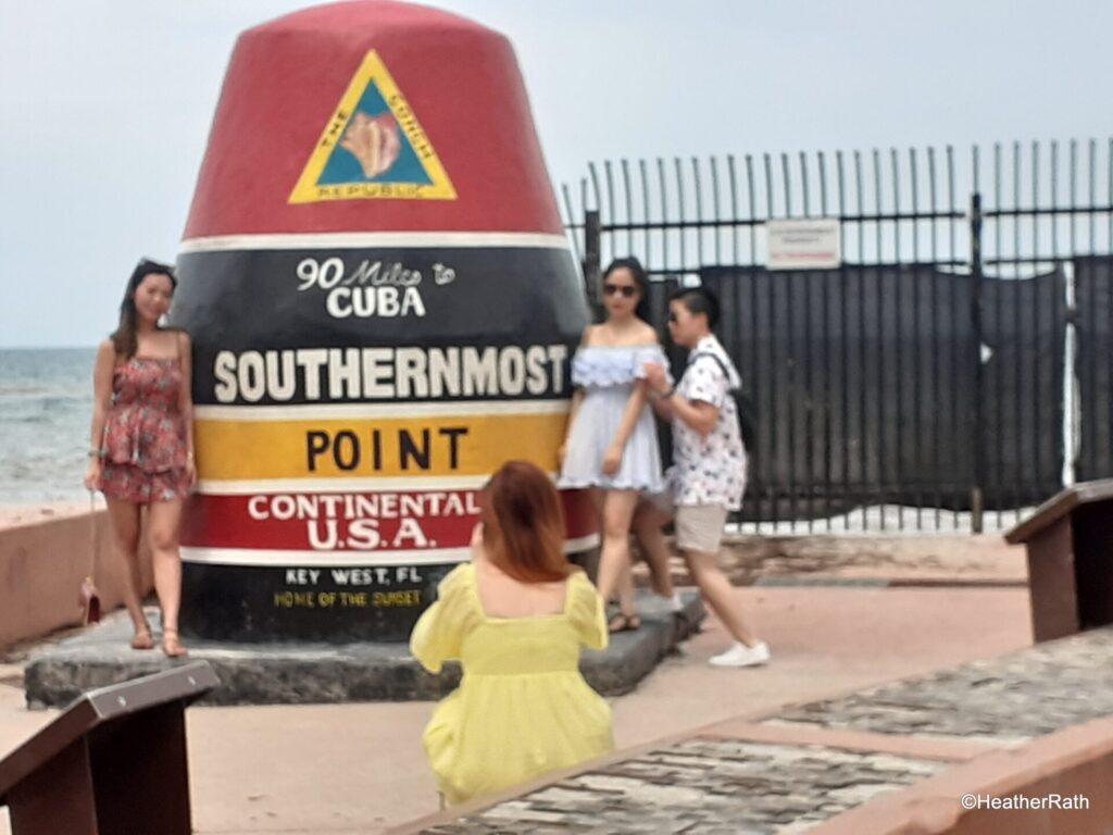 the marker for the southernmost point in the continental USA