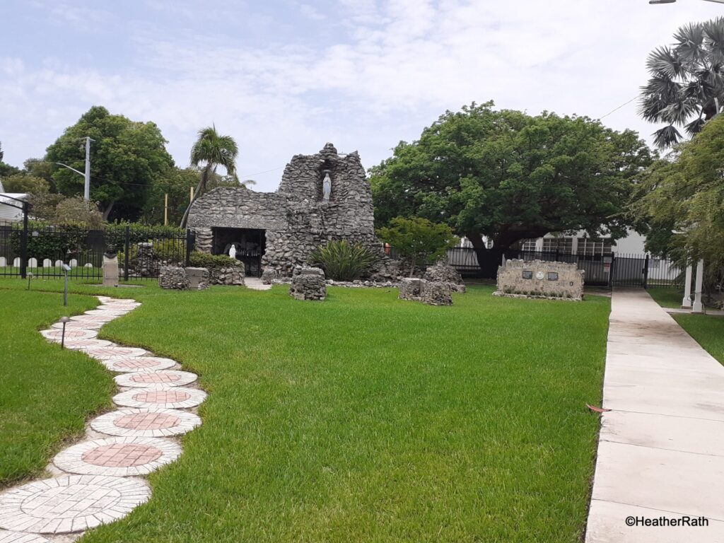 The grotto at the Basilica Saint Mary Star of the Sea