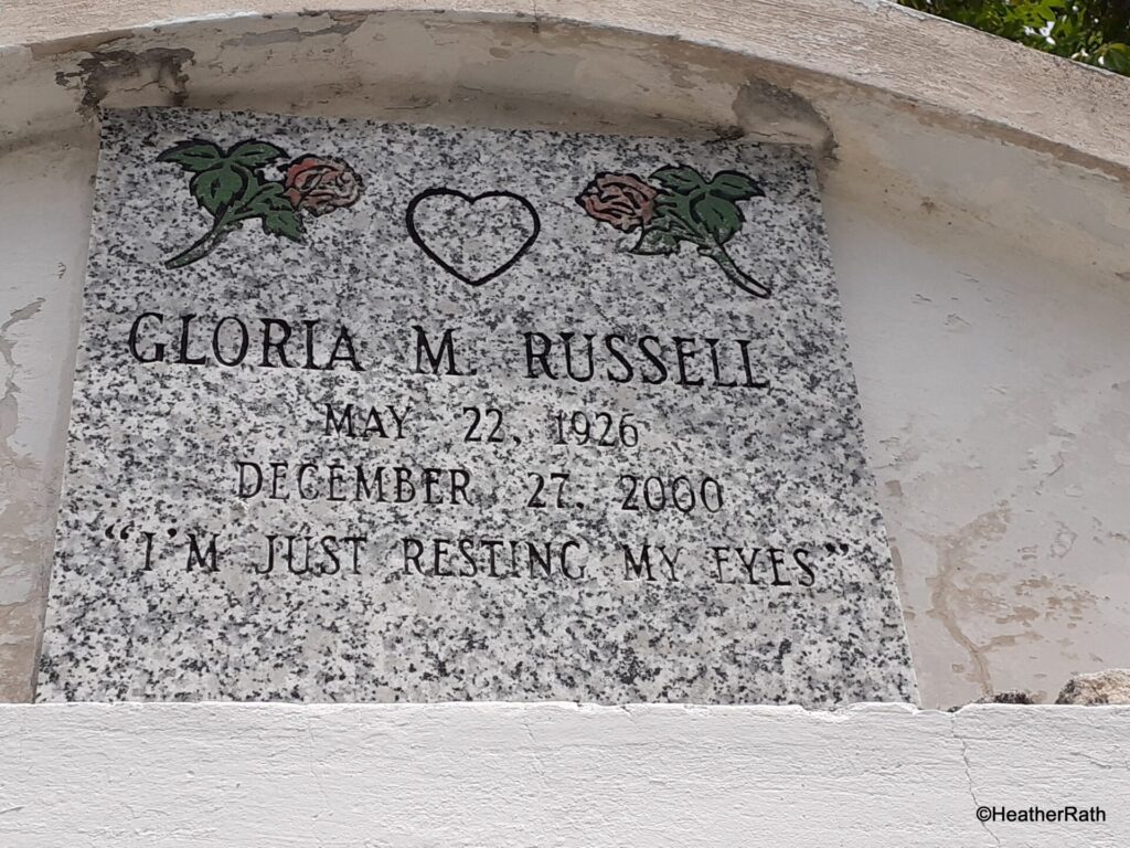 grave marker "I am just resting my eyes"