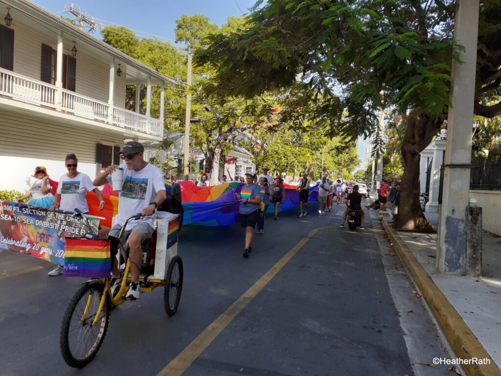 100 ft Pride flag