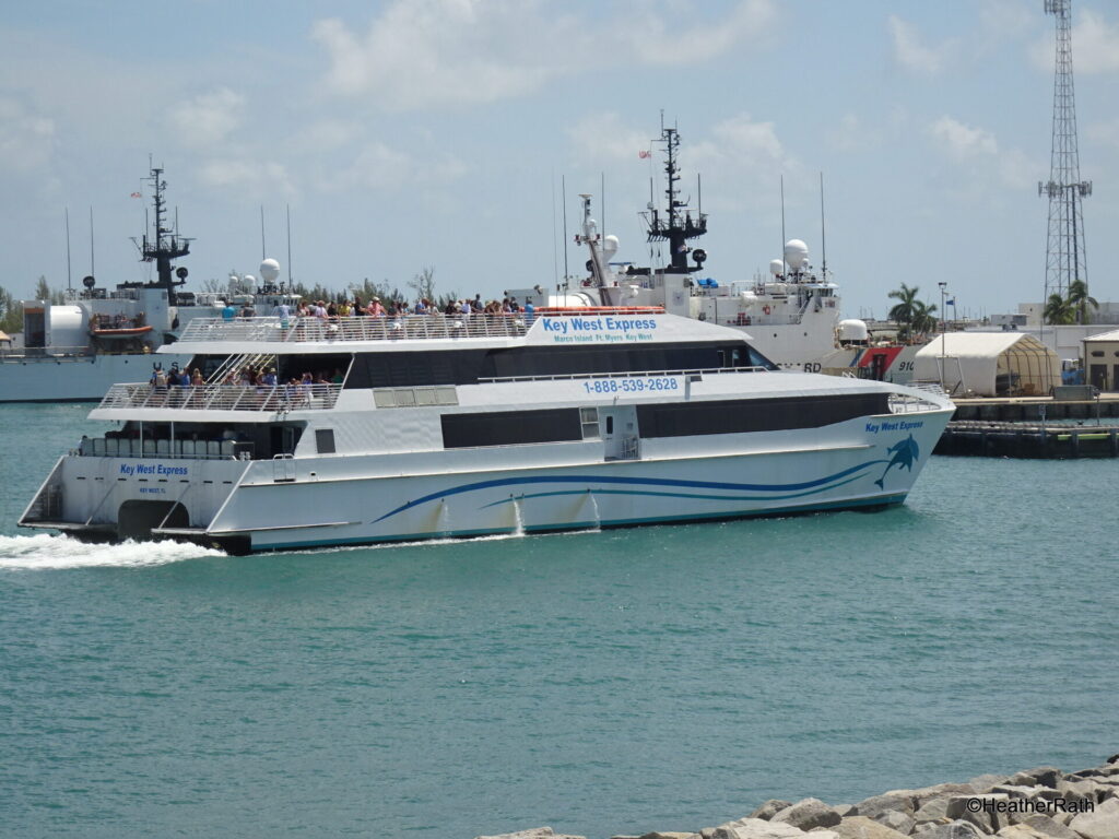 Key West Express ferry to/from Fort Meyrs