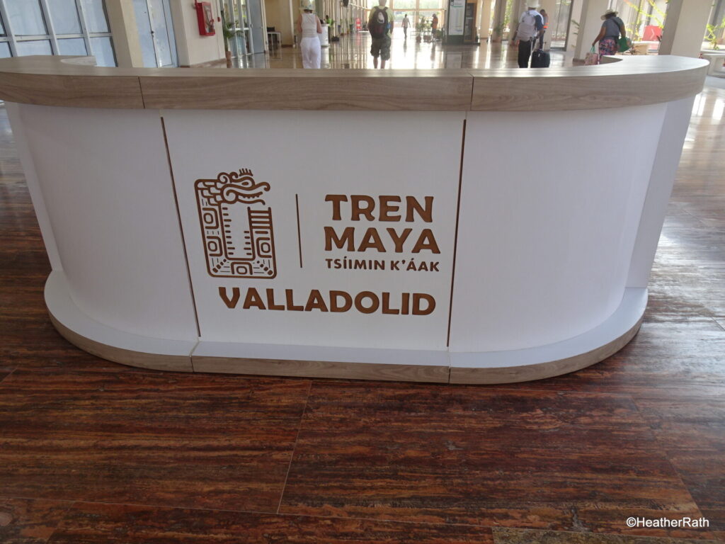 information counter at Valladolid station