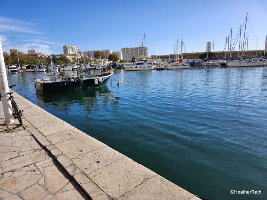 View of the toulon harbour