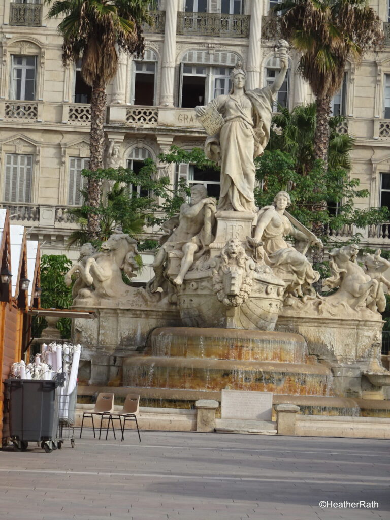 Place de Liberté - large main square in Toulon France