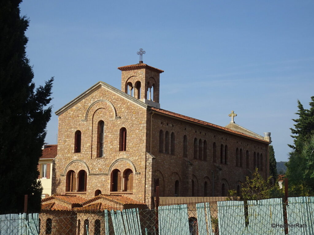 the church Sainte-Marie des Anges in Hyeres one of the sites of our day trips from Toulon France