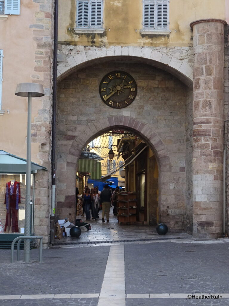 Porte Massillon - gate dating to the 14th Century - one of 2 from that time in existence