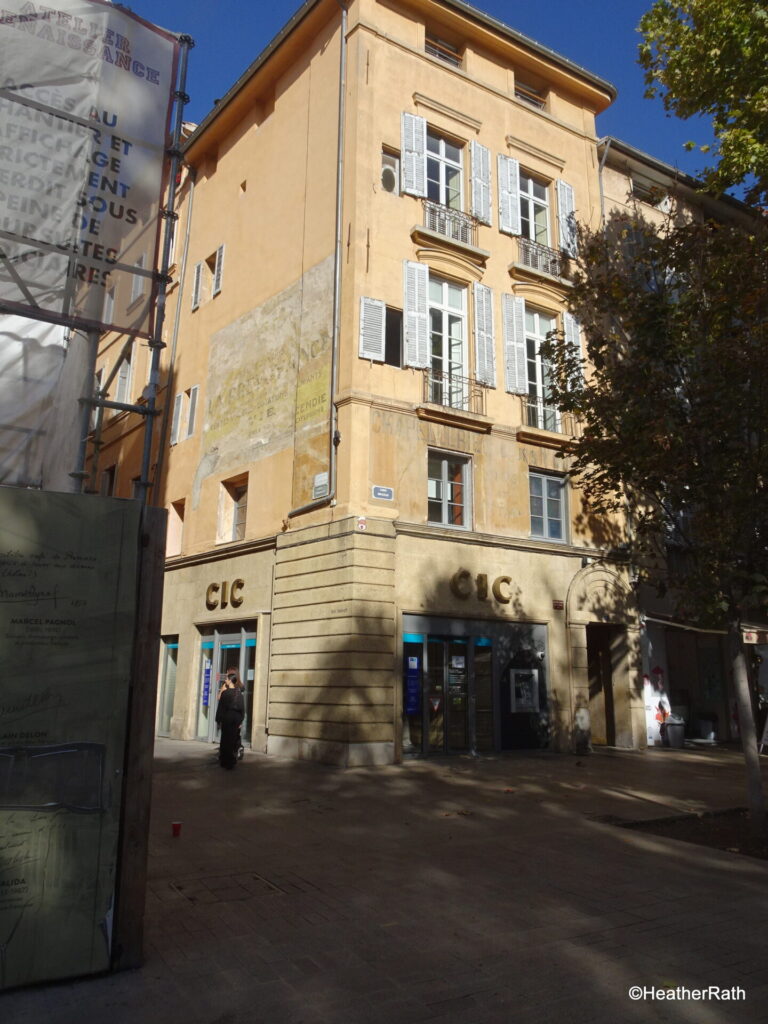 Once the home of the father of Paul Cezanne on the Cours Mirabeau