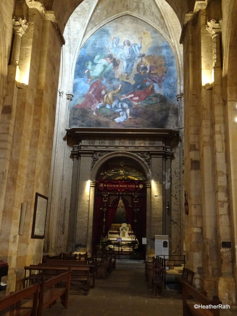 view inside of a chapel of the Saint-Saveur Cathedral seen as you spend a day in aix en provence