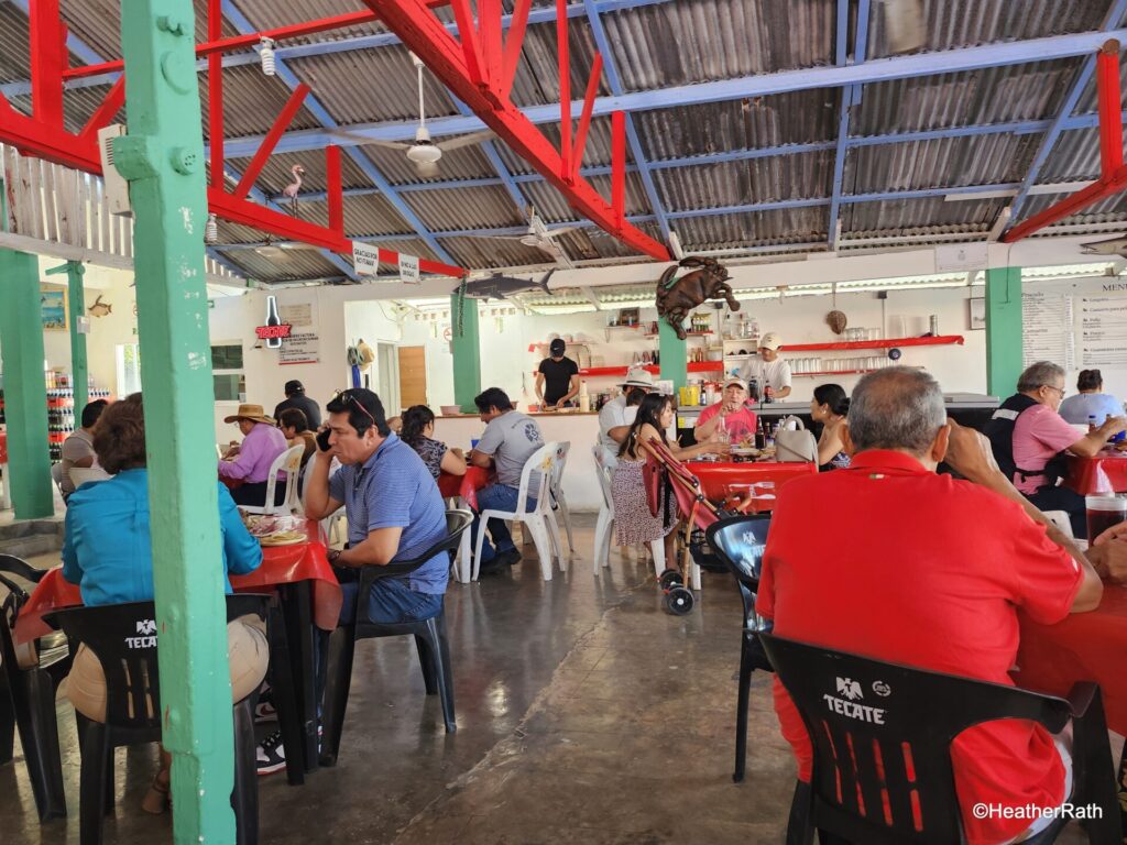 Inside view at El Toro Restaurant - always crowded