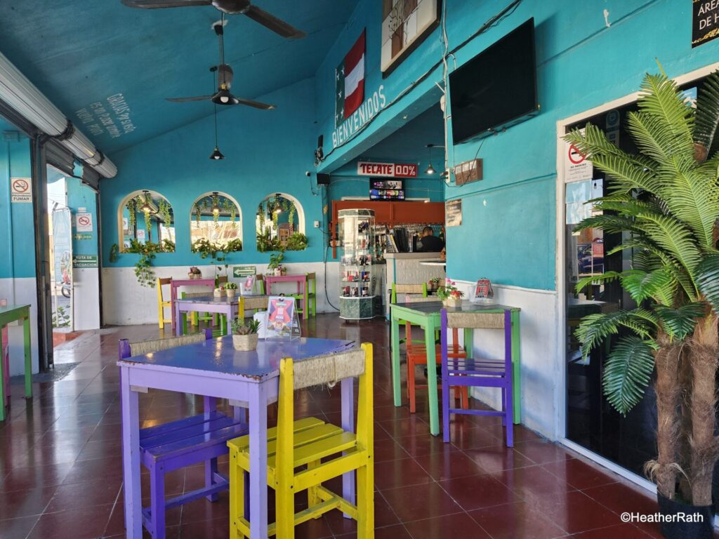 Colourful inside of La Parrilla DEL TIO XIX