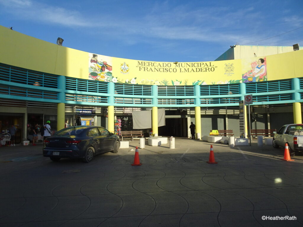 The Progreso indoor market with fresh fruit, vegetables meat and fish