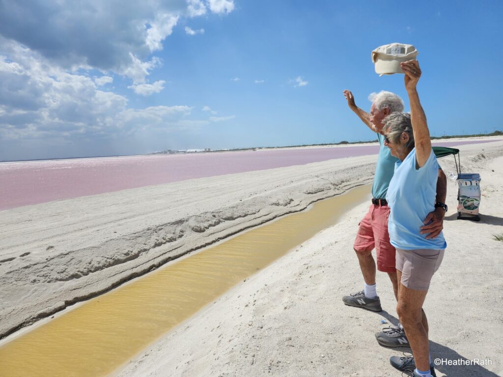 Here are Norm and Heather at Las Coloradas