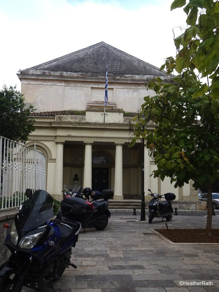 the old Ionian Parliament building