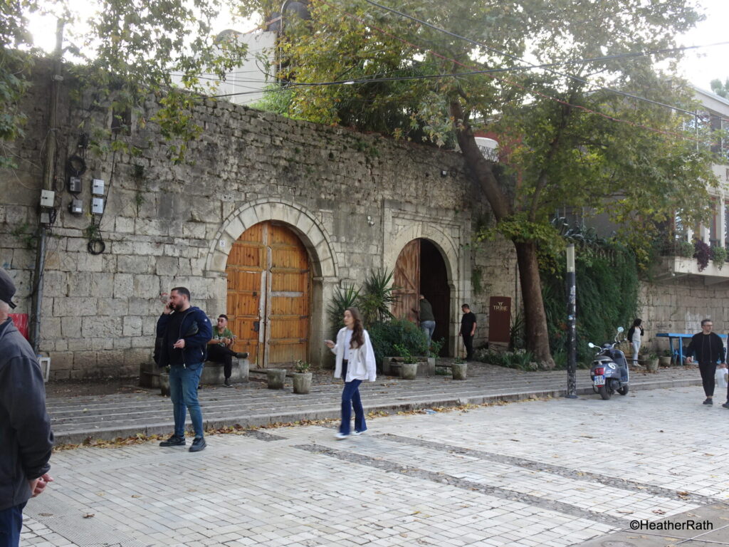 photo of the remaining wall of the Tirana Castle