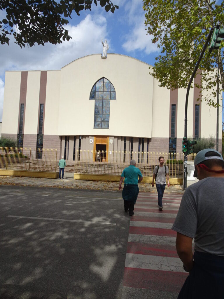 outside view of St. Paul's Catherdral Tirana Albania